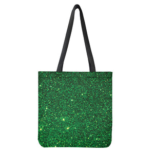Green Glitter Artwork Print (NOT Real Glitter) Tote Bag
