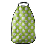 Green Golf Ball Pattern Print Car Seat Organizers