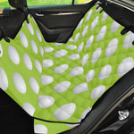 Green Golf Ball Pattern Print Pet Car Back Seat Cover