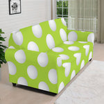 Green Golf Ball Pattern Print Sofa Cover