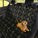 Green Heartbeat Pattern Print Pet Car Back Seat Cover
