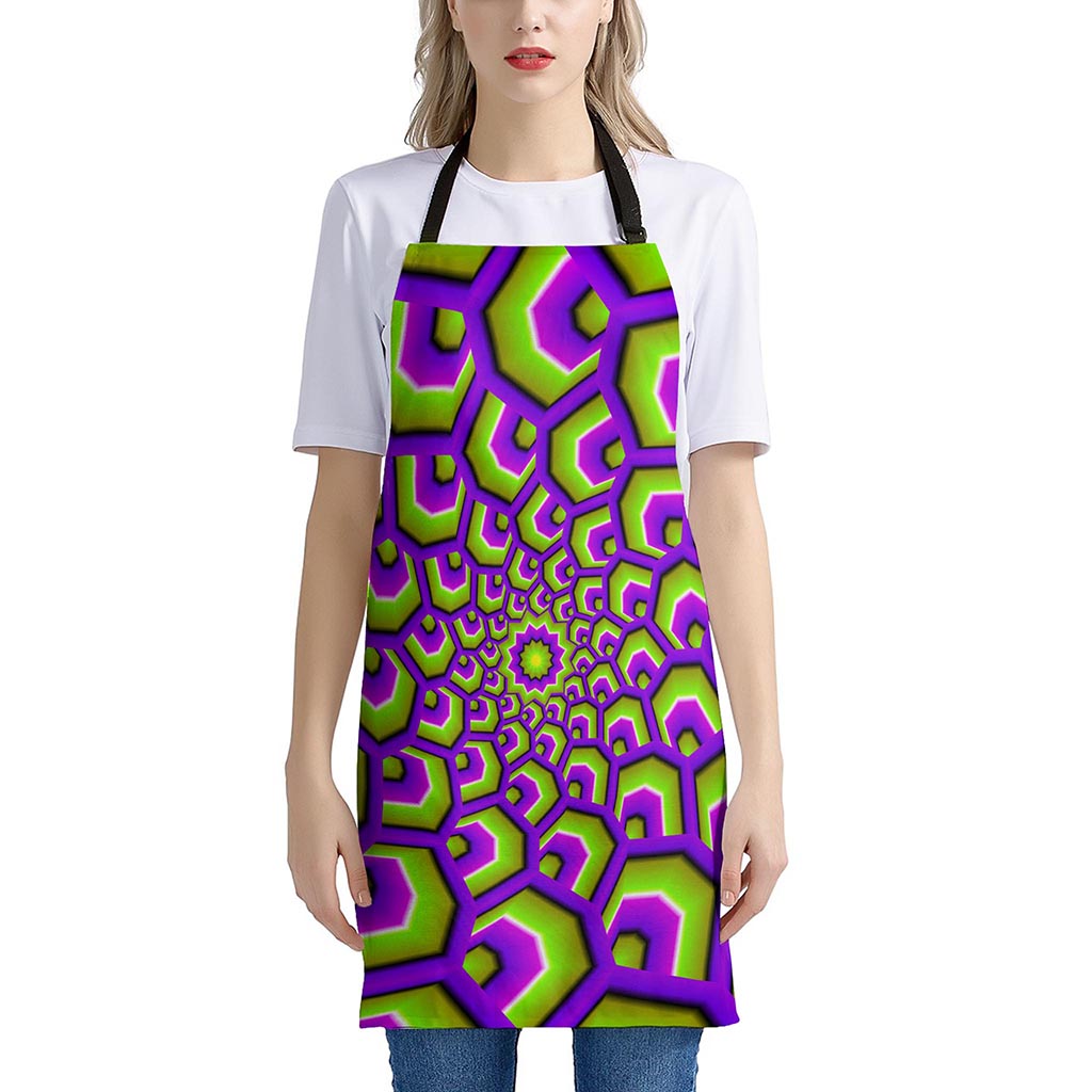 Green Hive Moving Optical Illusion Apron