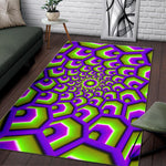 Green Hive Moving Optical Illusion Area Rug GearFrost