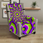 Green Hive Moving Optical Illusion Armchair Protector