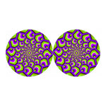 Green Hive Moving Optical Illusion Car Coasters