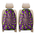 Green Hive Moving Optical Illusion Car Seat Organizers