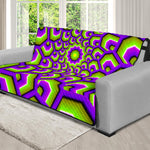 Green Hive Moving Optical Illusion Futon Protector