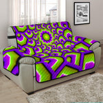 Green Hive Moving Optical Illusion Half Sofa Protector