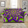 Green Hive Moving Optical Illusion Loveseat Protector