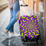 Green Hive Moving Optical Illusion Luggage Cover GearFrost