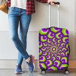 Green Hive Moving Optical Illusion Luggage Cover GearFrost