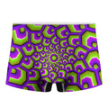 Green Hive Moving Optical Illusion Men's Boxer Briefs