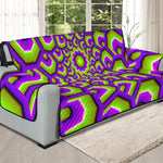 Green Hive Moving Optical Illusion Oversized Sofa Protector