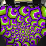 Green Hive Moving Optical Illusion Pet Car Back Seat Cover