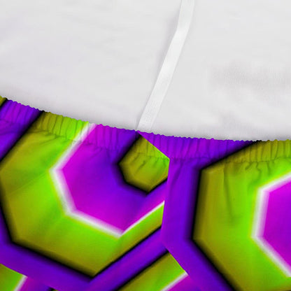 Green Hive Moving Optical Illusion Sofa Cover