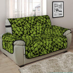 Green Hop Cone Pattern Print Half Sofa Protector