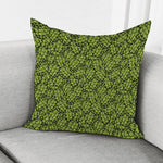 Green Hop Cone Pattern Print Pillow Cover