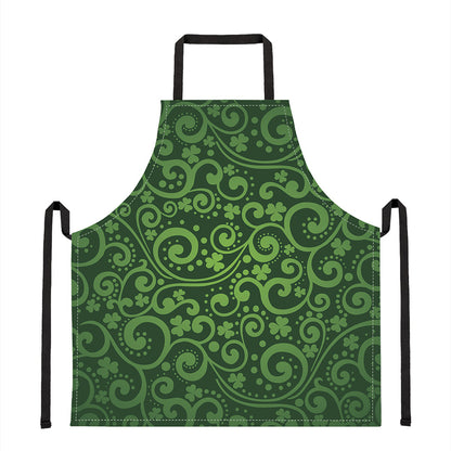 Green Irish Saint Patrick's Day Print Apron