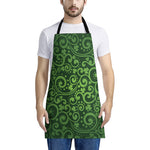 Green Irish Saint Patrick's Day Print Apron