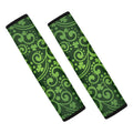 Green Irish Saint Patrick's Day Print Car Seat Belt Covers