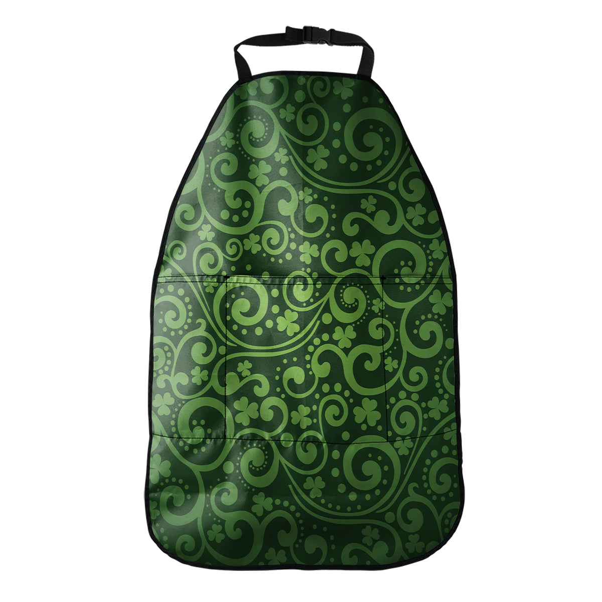Green Irish Saint Patrick's Day Print Car Seat Organizers