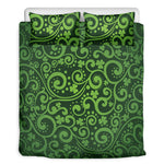 Green Irish Saint Patrick's Day Print Duvet Cover Bedding Set