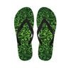 Green Irish Saint Patrick's Day Print Flip Flops