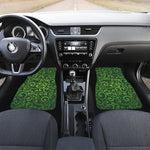 Green Irish Saint Patrick's Day Print Front Car Floor Mats