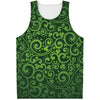 Green Irish Saint Patrick's Day Print Men's Tank Top