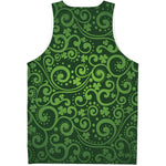 Green Irish Saint Patrick's Day Print Men's Tank Top