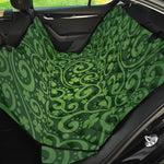 Green Irish Saint Patrick's Day Print Pet Car Back Seat Cover