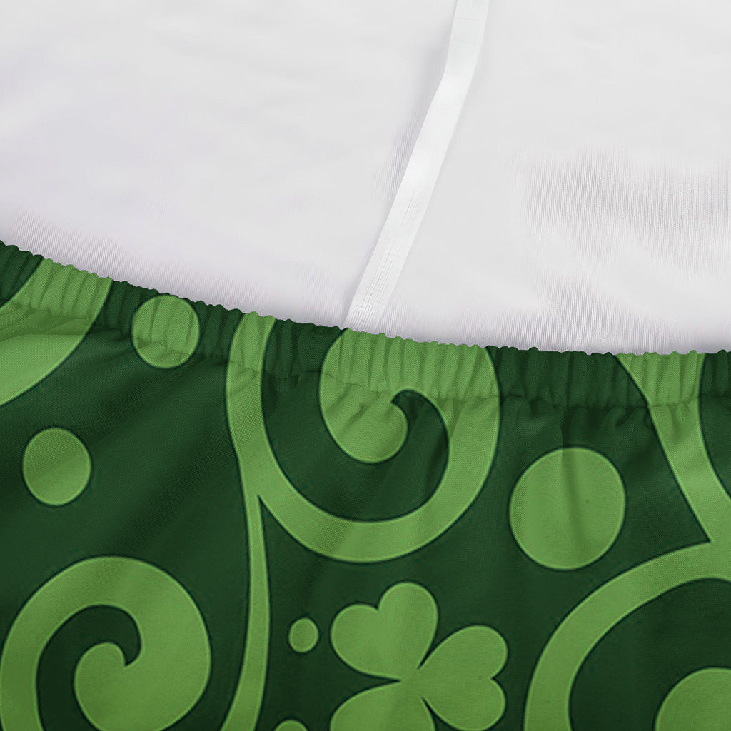 Green Irish Saint Patrick's Day Print Sofa Cover