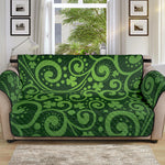Green Irish Saint Patrick's Day Print Sofa Protector