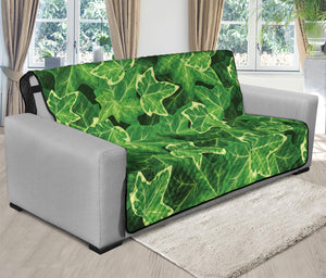 Green Ivy Leaf Pattern Print Futon Protector