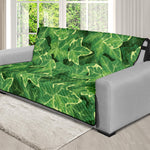 Green Ivy Leaf Pattern Print Futon Protector