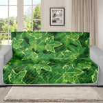 Green Ivy Leaf Pattern Print Futon Protector