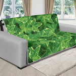 Green Ivy Leaf Pattern Print Futon Protector