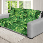 Green Ivy Leaf Pattern Print Futon Protector