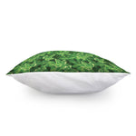 Green Ivy Leaf Pattern Print Pillow Cover