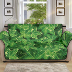 Green Ivy Leaf Pattern Print Sofa Protector