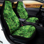 Green Ivy Leaf Pattern Print Universal Fit Car Seat Covers
