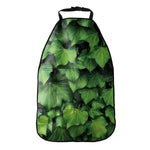Green Ivy Leaf Print Car Seat Organizers