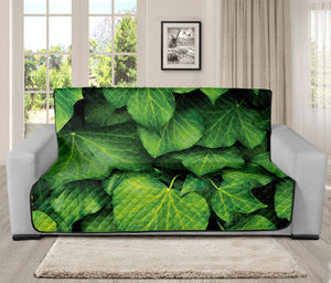 Green Ivy Leaf Print Futon Protector