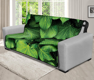 Green Ivy Leaf Print Futon Protector