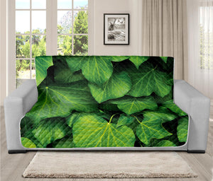 Green Ivy Leaf Print Futon Protector