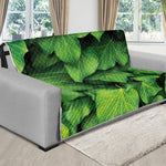 Green Ivy Leaf Print Futon Protector