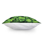 Green Ivy Leaf Print Pillow Cover