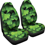 Green Ivy Leaf Print Universal Fit Car Seat Covers