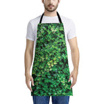 Green Ivy Wall Print Apron