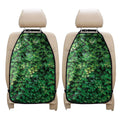 Green Ivy Wall Print Car Seat Organizers